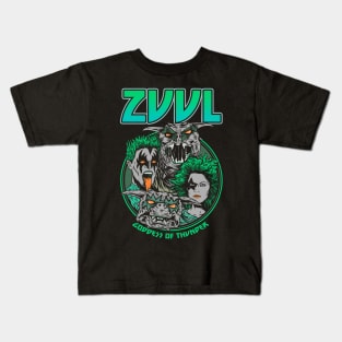 GODDESS OF THUNDER "ECTO PLASM GREEN" Kids T-Shirt